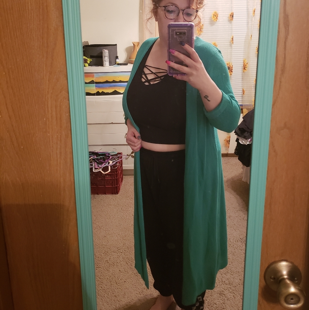 Women's Mint Cardi